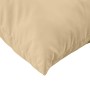 Cojines para sofá de palets 3 uds tela beige melange