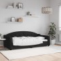Sofá cama tela negro 90x190 cm de vidaXL, Camas y somieres - Ref: Foro24-354195, Precio: 186,34 €