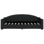 Black fabric sofa bed 90x190 cm by vidaXL, Beds and slatted bases - Ref: Foro24-354195, Price: 186,45 €, Discount: %