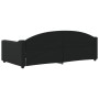 Black fabric sofa bed 90x190 cm by vidaXL, Beds and slatted bases - Ref: Foro24-354195, Price: 186,45 €, Discount: %