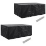 Funda de muebles de jardín 2 uds set ratán 8 personas 10 ojales by vidaXL, Garden furniture covers - Ref: Foro24-279121, Pric...