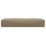 Cojín para sofá de palets tela ggris taupe melange 60x60x9,5 cm
