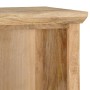 Aparador con puerta madera maciza de mango 45x32x110 cm