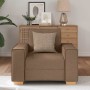 Sillón sofá de tela marrón de 60 cm