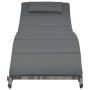 Klappbares Gartenmöbel-Set, 3-teilig, graues synthetisches Rattan von vidaXL, Liegen - Ref: Foro24-44815, Preis: 232,45 €, Ra...