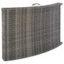 Folding garden furniture set 3 pieces gray synthetic rattan by vidaXL, Loungers - Ref: Foro24-44815, Price: 229,69 €, Discoun...