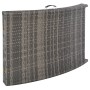 Set de muebles de jardín plegables 3 pzas ratán sintético gris de vidaXL, Tumbonas - Ref: Foro24-44815, Precio: 232,45 €, Des...