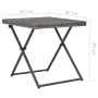 Folding garden furniture set 3 pieces gray synthetic rattan by vidaXL, Loungers - Ref: Foro24-44815, Price: 229,69 €, Discoun...