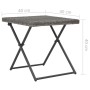 Klappbares Gartenmöbel-Set, 3-teilig, graues synthetisches Rattan von vidaXL, Liegen - Ref: Foro24-44815, Preis: 232,45 €, Ra...