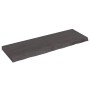 Encimera de baño madera tratada marrón oscuro 120x40x(2-6) cm de vidaXL, Encimeras - Ref: Foro24-3156236, Precio: 87,02 €, De...