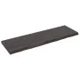 Badezimmerarbeitsplatte aus dunkelbraun behandeltem Holz, 160 x 50 x (2–6) cm von vidaXL, Arbeitsplatten - Ref: Foro24-315625...