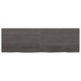 Dark brown treated wood bathroom countertop 160x50x(2-6) cm by vidaXL, Countertops - Ref: Foro24-3156254, Price: 130,92 €, Di...