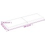 Dark brown treated wood bathroom countertop 160x50x(2-6) cm by vidaXL, Countertops - Ref: Foro24-3156254, Price: 130,92 €, Di...