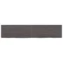 Badezimmerarbeitsplatte aus dunkelbraunem, behandeltem Holz 140x30x(2-4) cm von vidaXL, Arbeitsplatten - Ref: Foro24-3156241,...