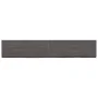 Encimera de baño madera tratada marrón oscuro 160x30x(2-6) cm de vidaXL, Encimeras - Ref: Foro24-3156250, Precio: 90,30 €, De...