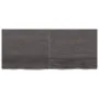Badezimmerarbeitsplatte aus dunkelbraunem behandeltem Holz 140x60x(2-6) cm von vidaXL, Arbeitsplatten - Ref: Foro24-3156248, ...