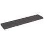 Badezimmerarbeitsplatte aus dunkelbraun behandeltem Holz, 140 x 30 x (2–6) cm von vidaXL, Arbeitsplatten - Ref: Foro24-315624...