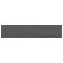 Badezimmerarbeitsplatte aus dunkelbraun behandeltem Holz, 140 x 30 x (2–6) cm von vidaXL, Arbeitsplatten - Ref: Foro24-315624...