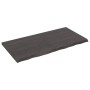 Encimera de baño madera tratada marrón oscuro 120x60x(2-4) cm de vidaXL, Encimeras - Ref: Foro24-3156239, Precio: 98,45 €, De...