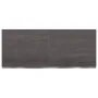 Badezimmerarbeitsplatte aus dunkelbraun behandeltem Holz, 120 x 50 x (2–6) cm von vidaXL, Arbeitsplatten - Ref: Foro24-315623...