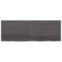 Dark brown treated wood bathroom countertop 140x50x(2-6) cm by vidaXL, Countertops - Ref: Foro24-3156246, Price: 116,96 €, Di...