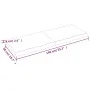 Badezimmerarbeitsplatte aus dunkelbraun behandeltem Holz, 140x50x(2-6) cm von vidaXL, Arbeitsplatten - Ref: Foro24-3156246, P...