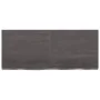 Badezimmerarbeitsplatte aus dunkelbraun behandeltem Holz, 120 x 50 x (2-4) cm von vidaXL, Arbeitsplatten - Ref: Foro24-315623...