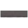 Badezimmerarbeitsplatte aus dunkelbraun behandeltem Holz, 160 x 40 x (2–6) cm von vidaXL, Arbeitsplatten - Ref: Foro24-315625...