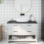 Encimera de baño madera tratada marrón oscuro 120x60x(2-6) cm de vidaXL, Encimeras - Ref: Foro24-3156240, Precio: 117,89 €