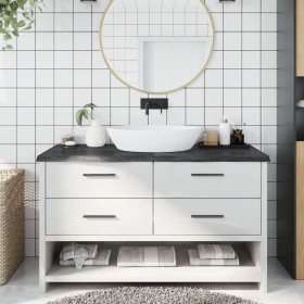 Encimera de baño madera tratada marrón oscuro 140x60x(2-4) cm de vidaXL, Encimeras - Ref: Foro24-3156247, Precio: 113,86 €, D...