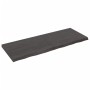 Badezimmerarbeitsplatte aus dunkelbraun behandeltem Holz, 160 x 60 x (2–6) cm von vidaXL, Arbeitsplatten - Ref: Foro24-315625...