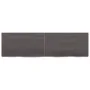 Badezimmerarbeitsplatte aus dunkelbraun behandeltem Holz, 140 x 40 x (2–6) cm von vidaXL, Arbeitsplatten - Ref: Foro24-315624...