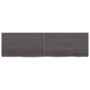 Encimera de baño madera tratada marrón oscuro 140x40x(2-6) cm de vidaXL, Encimeras - Ref: Foro24-3156244, Precio: 98,20 €
