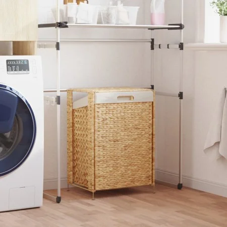 Water hyacinth dirty clothes basket 44x34x64 cm by vidaXL, Laundry baskets - Ref: Foro24-355186, Price: 81,54 €, Discount: %