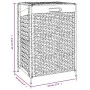 Cesto de ropa sucia jacinto agua 44x34x64 cm de vidaXL, Cestas para ropa - Ref: Foro24-355186, Precio: 79,87 €, Descuento: %