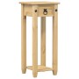 Jardinera Corona madera maciza de pino 30x30x73 cm