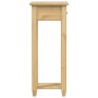 Jardinera Corona madera maciza de pino 30x30x73 cm