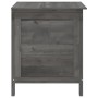 Massivholz-Gartentruhe Anthrazitgrau Tanne 50x49x56,5cm von vidaXL, Aufbewahrungsboxen für den Außenbereich - Ref: Foro24-364...