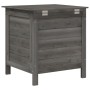 Massivholz-Gartentruhe Anthrazitgrau Tanne 50x49x56,5cm von vidaXL, Aufbewahrungsboxen für den Außenbereich - Ref: Foro24-364...