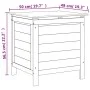 Massivholz-Gartentruhe Anthrazitgrau Tanne 50x49x56,5cm von vidaXL, Aufbewahrungsboxen für den Außenbereich - Ref: Foro24-364...