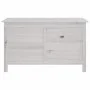 Arcón de jardín madera maciza abeto blanco 99x49,5x58,5 cm de vidaXL, Cajas de almacenaje para exteriores - Ref: Foro24-36475...