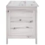 Arcón de jardín madera maciza abeto blanco 99x49,5x58,5 cm de vidaXL, Cajas de almacenaje para exteriores - Ref: Foro24-36475...