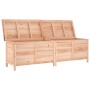 Arcón de jardín madera maciza abeto 198,5x50x56,5 cm de vidaXL, Cajas de almacenaje para exteriores - Ref: Foro24-364760, Pre...