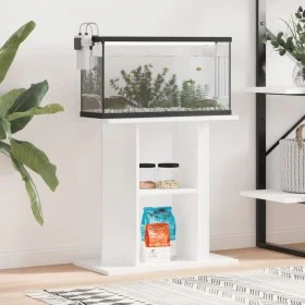 Weiße Aquariumhalterung aus Holzwerkstoff, 60 x 30 x 60 cm von vidaXL, Aquarium unterstützt - Ref: Foro24-833567, Preis: 53,3...