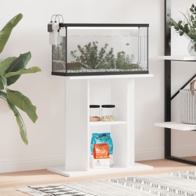 Weiße Aquariumhalterung aus Holzwerkstoff, 60 x 30 x 60 cm von vidaXL, Aquarium unterstützt - Ref: Foro24-833567, Preis: 46,3...