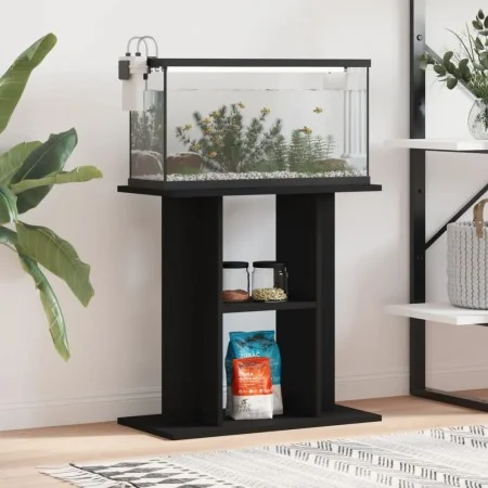 Soporte para acuario madera de ingeniería negro 60x30x60 cm von vidaXL, Aquarium unterstützt - Ref: Foro24-833568, Preis: 40,...