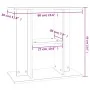 Soporte para acuario madera de ingeniería negro 60x30x60 cm von vidaXL, Aquarium unterstützt - Ref: Foro24-833568, Preis: 40,...