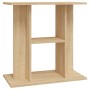 Aquarienhalter Holzwerkstoff Sonoma Eiche 60x30x60 cm von vidaXL, Aquarium unterstützt - Ref: Foro24-833570, Preis: 43,75 €, ...