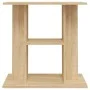 Soporte para acuario madera ingeniería roble Sonoma 60x30x60 cm de vidaXL, Soportes para acuarios - Ref: Foro24-833570, Preci...