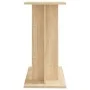 Aquarium stand made of engineered Sonoma oak wood, measuring 60x30x60 cm. by vidaXL, Aquarium supports - Ref: Foro24-833570, ...